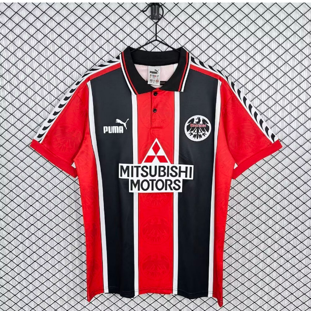 1996-97 Eintracht Frankfurt Retro Home Soccer Jersey Shirt